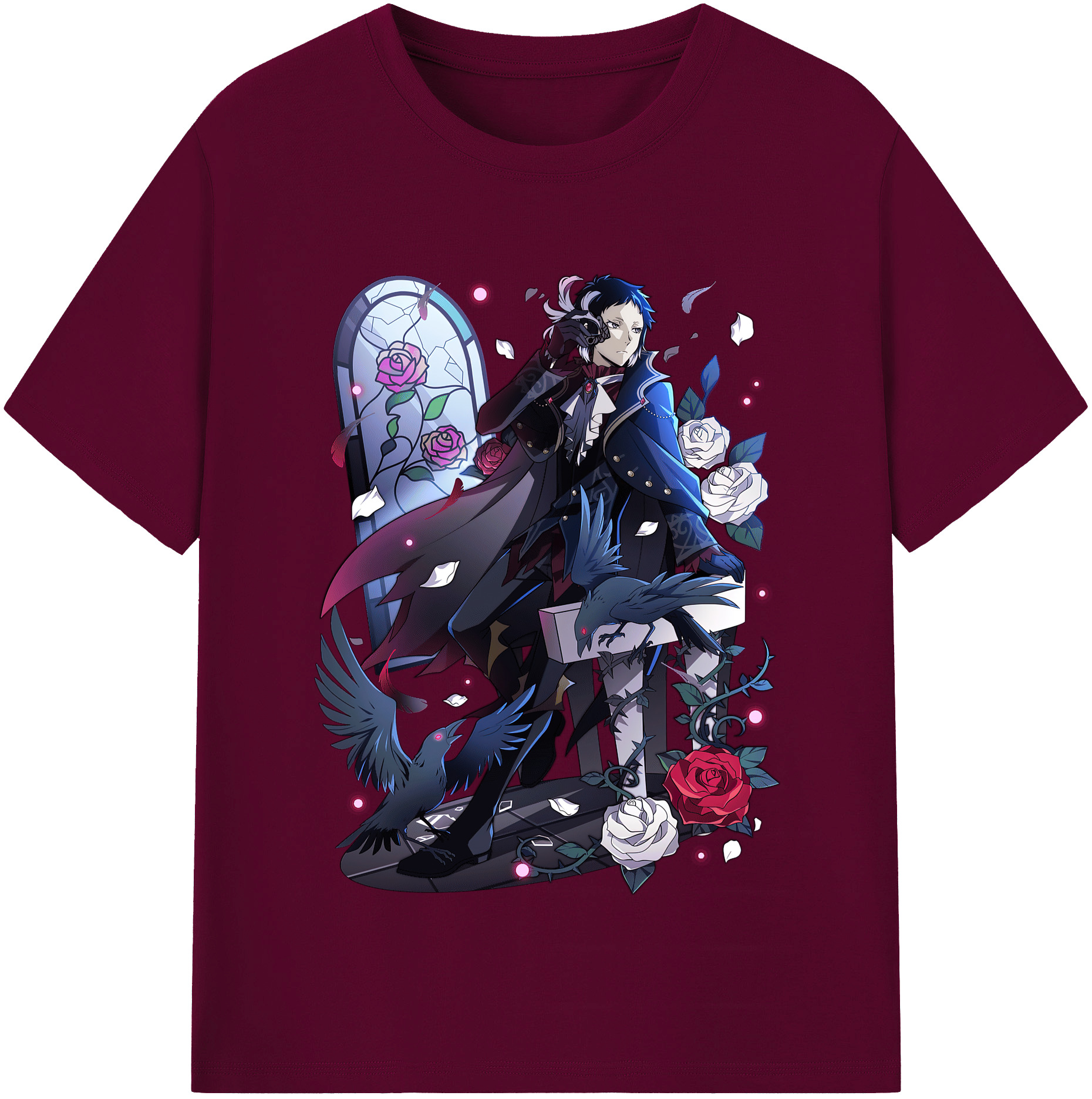 （画像用） 文豪ストレイドッグス Bungo Stray Dogs レディースカジュアルプリントTシャツ（綿100％）